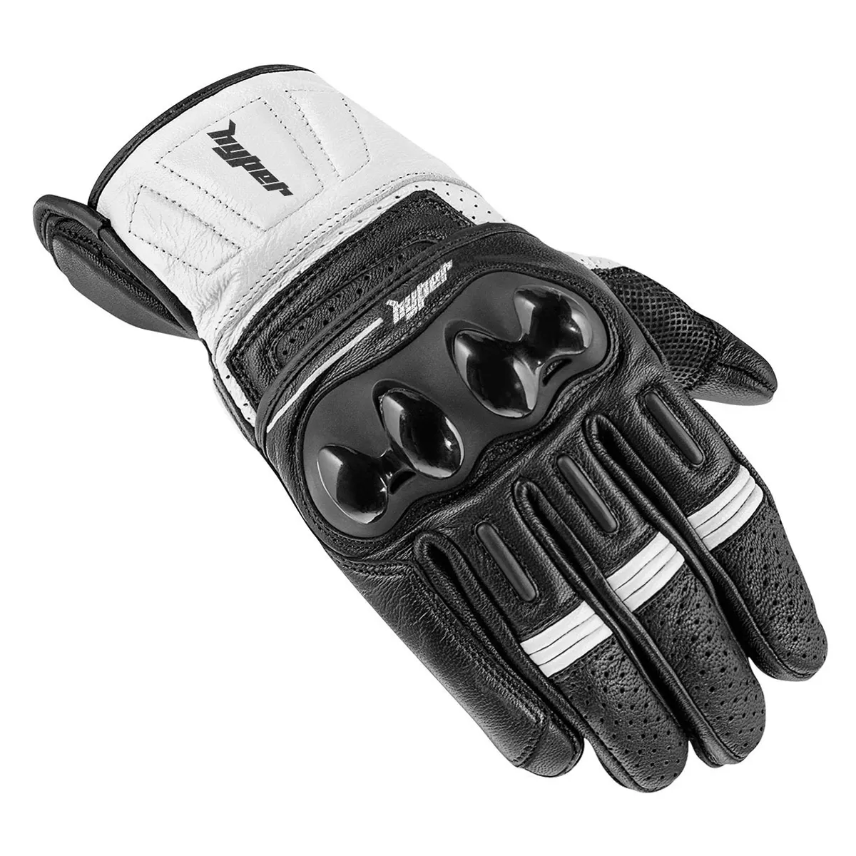 Street Riding Gloves Motorcycle Gloves H2 – White