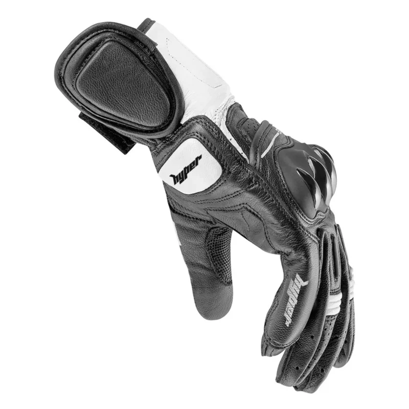 Street Riding Gloves Motorcycle Gloves H2 – White