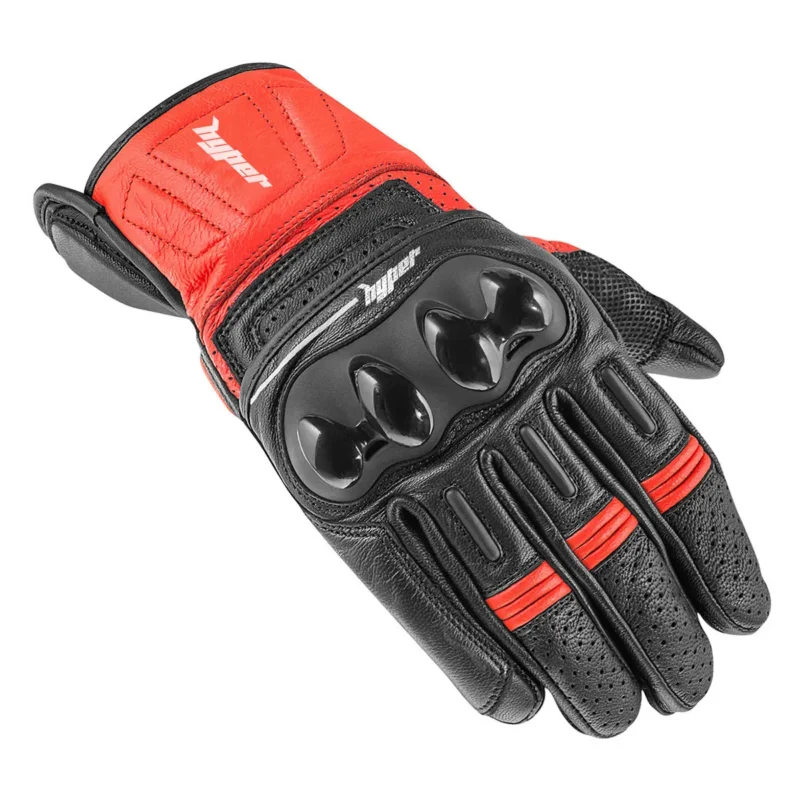 Street Riding Gloves Motorcycle Gloves H2 – Red