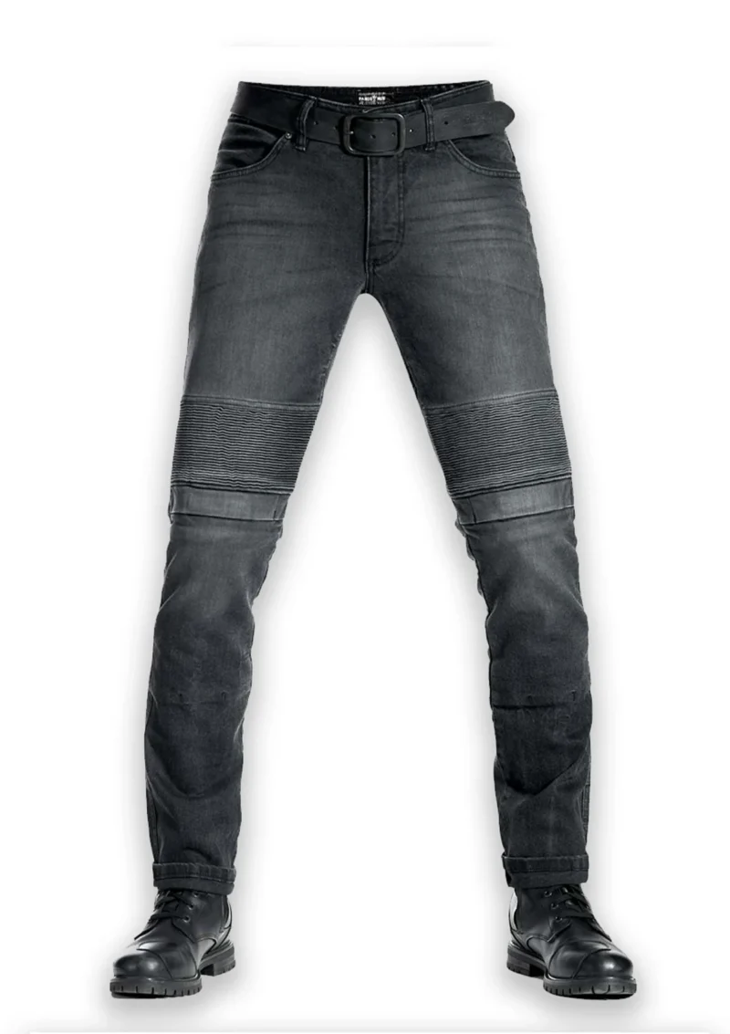 Men Kevlar Motorcycle Jeans MK-7 Slim Fit BLACK