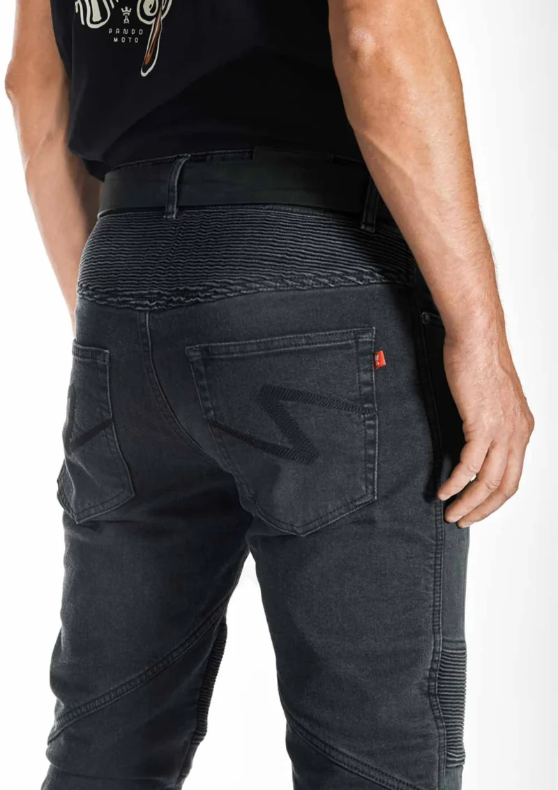 Men Kevlar Motorcycle Jeans MK-7 Slim Fit BLACK