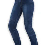 Women Motorcycle Pants MK-11 Ladies Riding Jeans - Blue