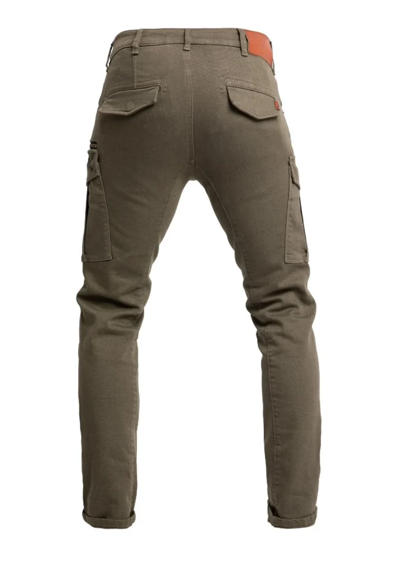 Biker Cargo Pants MK-7 Defender Riding Jeans - Olive