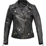 Womens Leather Jacket Amy Ladies Biker Jacket