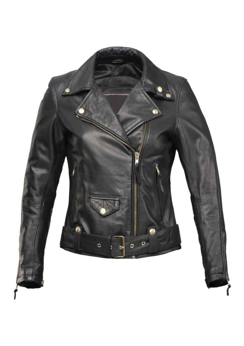 Womens Leather Jacket Amy Ladies Biker Jacket