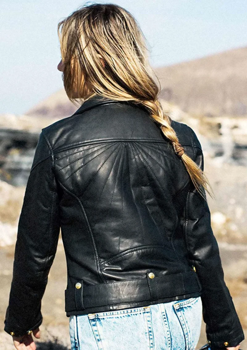 Womens Leather Jacket Amy Ladies Biker Jacket