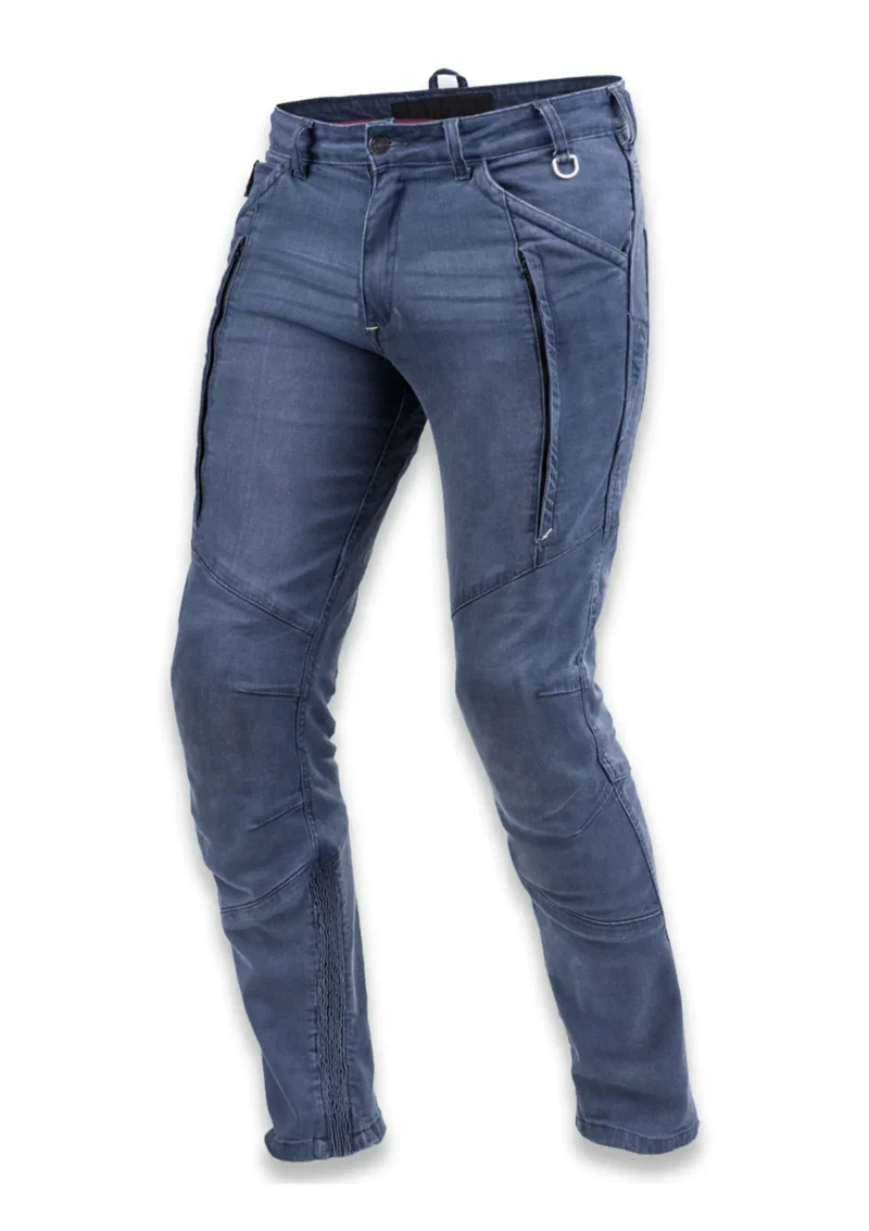 Motorcycle Jeans MK-3 Men Biker Kevlar Jeans - Blue