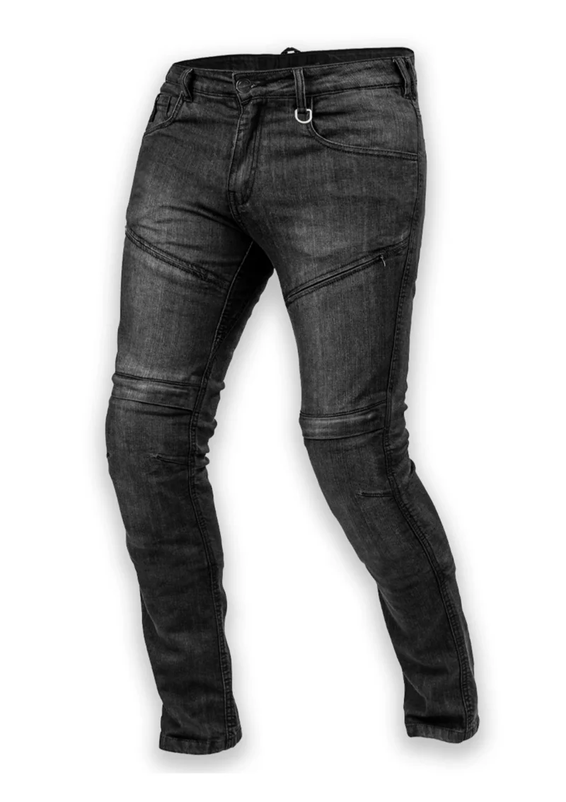 Biker Kevlar Jeans MK-2 Men Motorcycle Jeans - Black