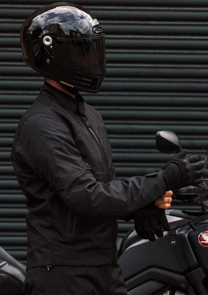 Waterproof Motorcycle Jacket For Urban Riders - Black