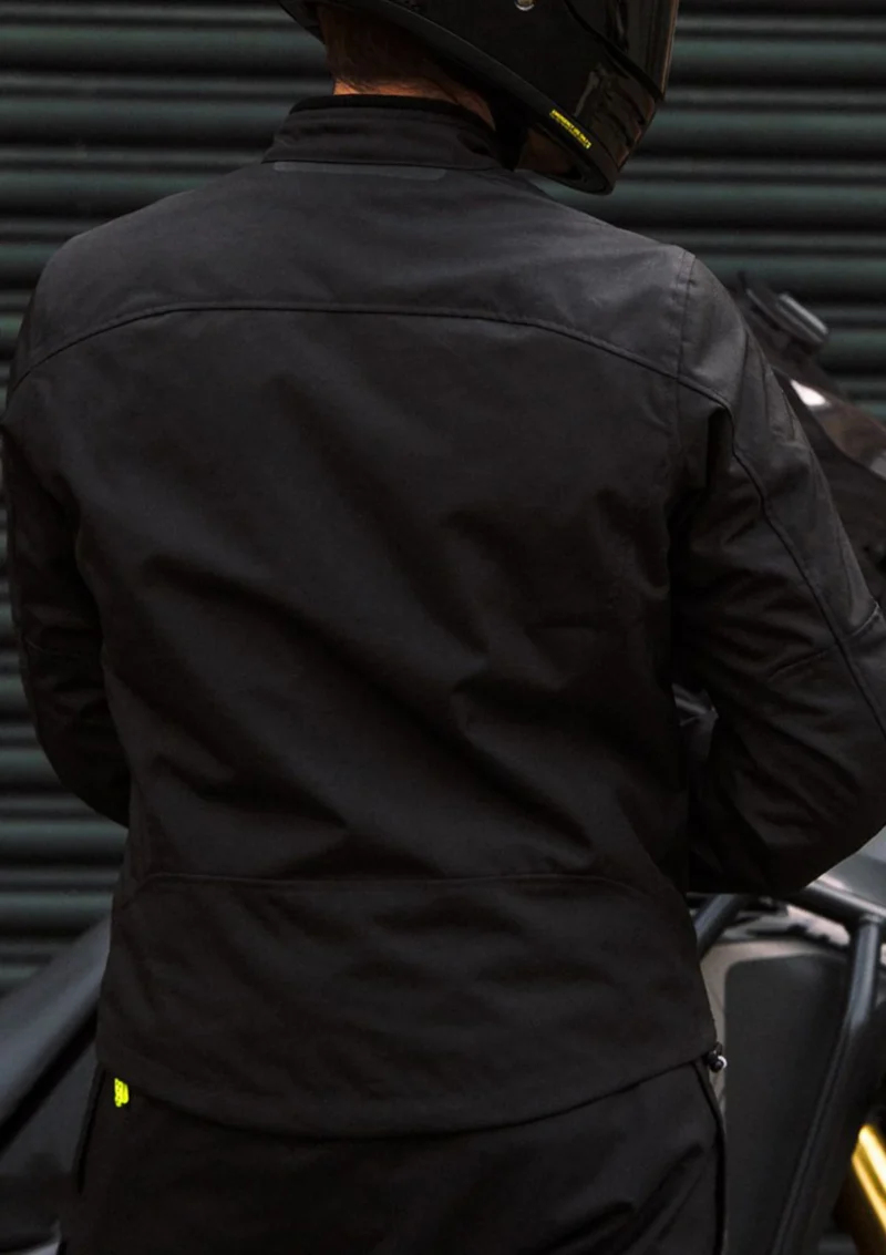 Waterproof Motorcycle Jacket For Urban Riders - Black