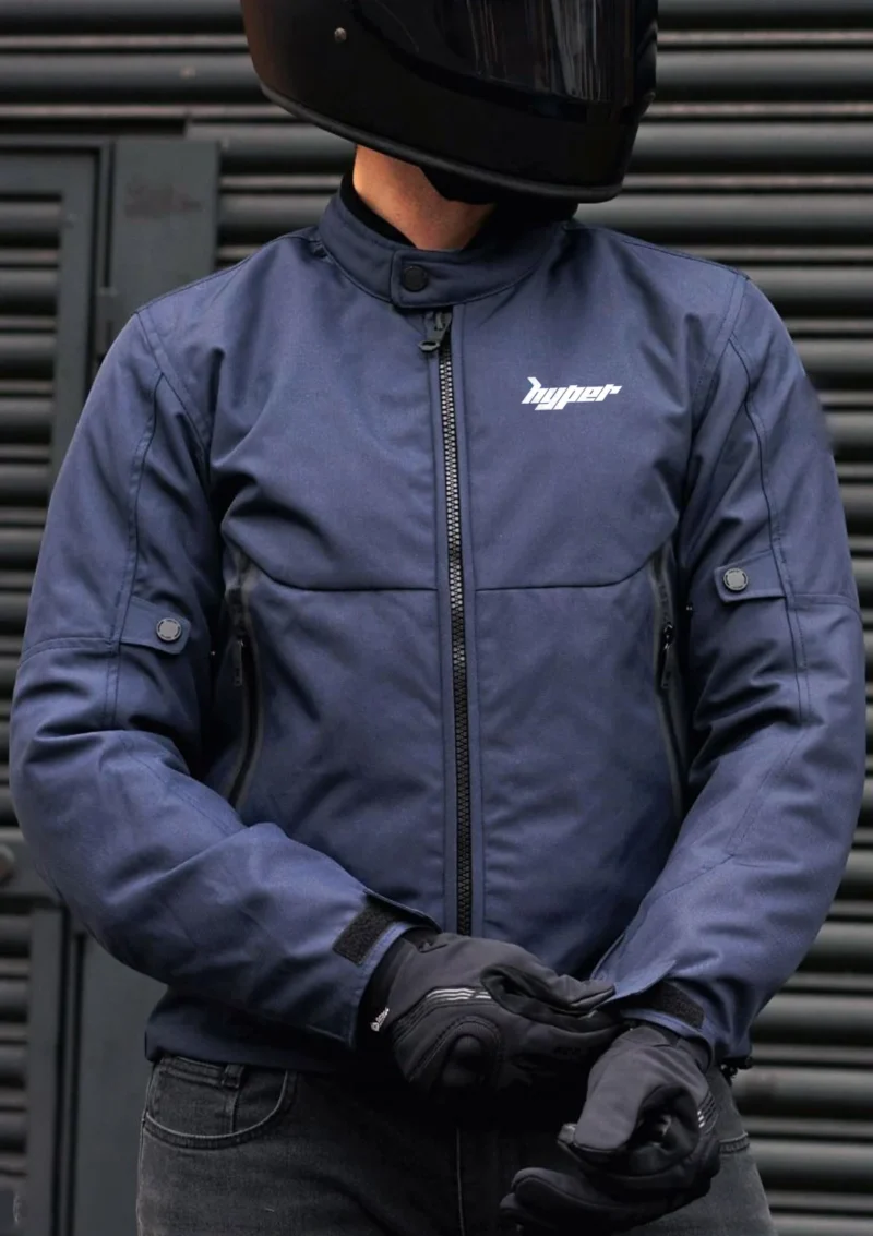 Waterproof Motorcycle Jacket For Urban Riders - Blue