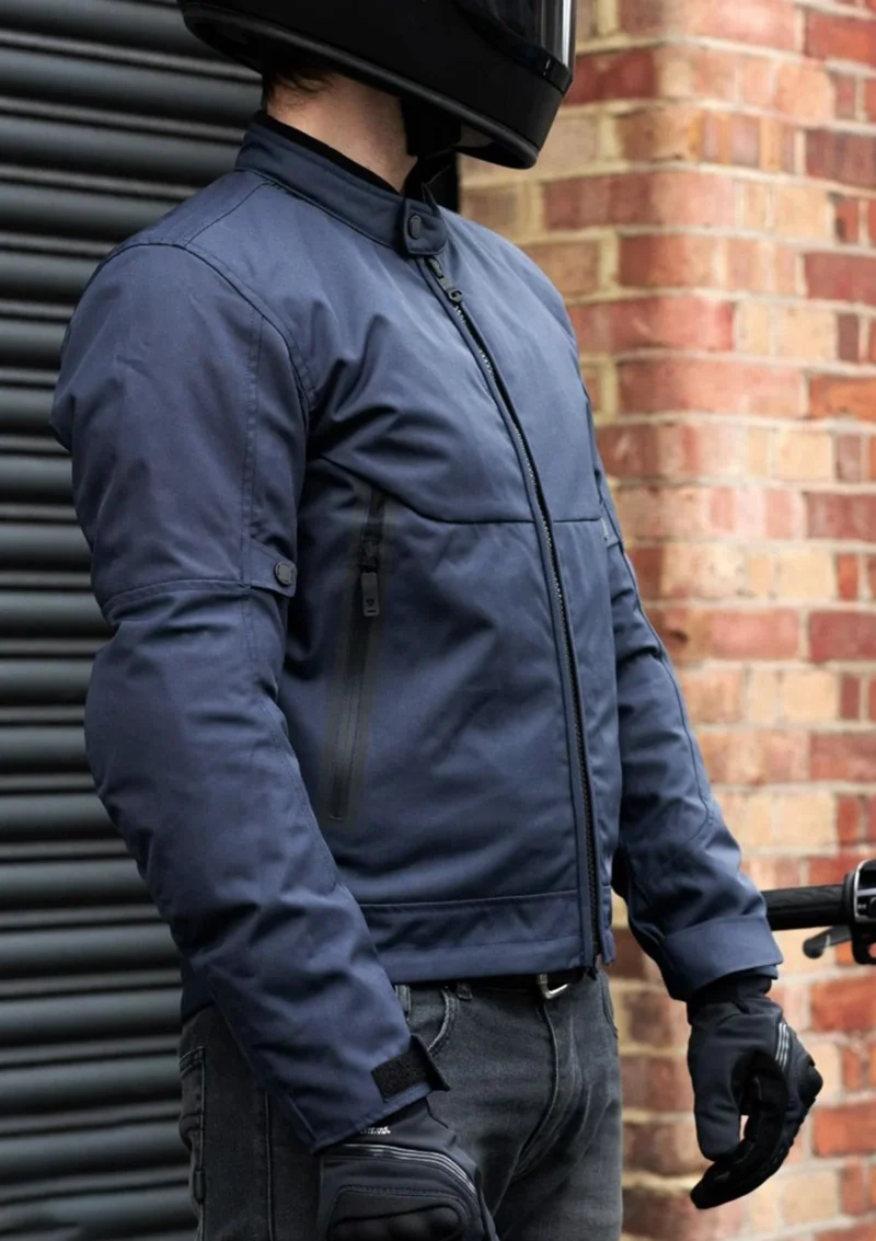 Waterproof Motorcycle Jacket For Urban Riders - Blue