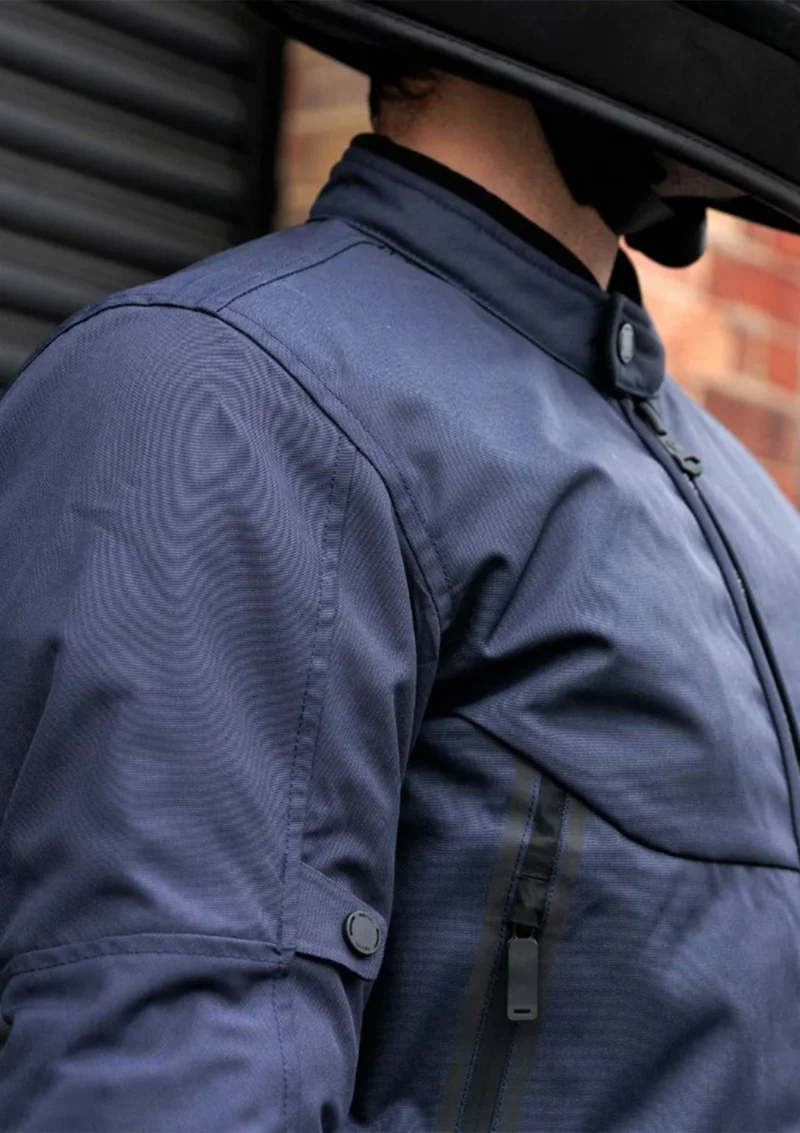 Waterproof Motorcycle Jacket For Urban Riders - Blue