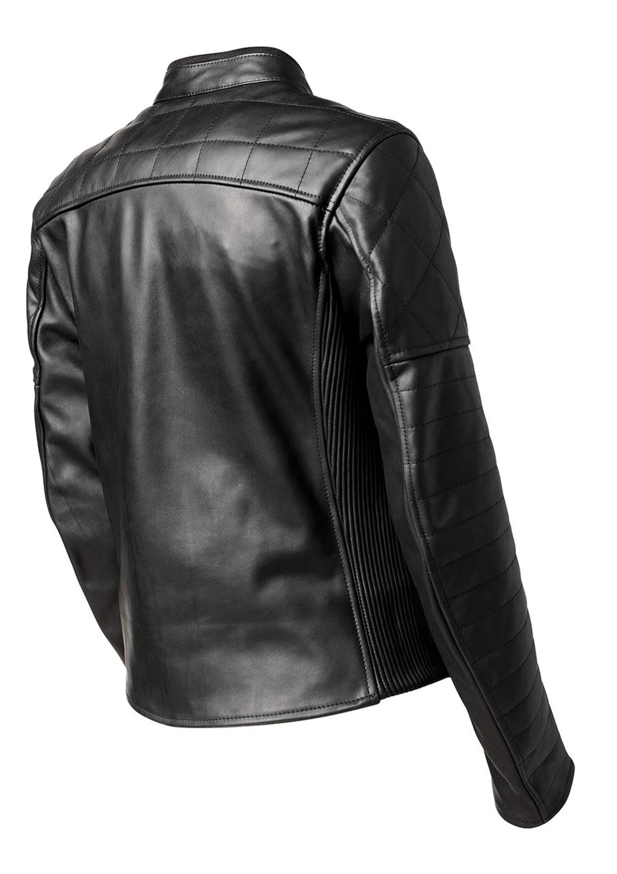 Womens Leather Jacket Maywood Ladies Biker Jacket - Black