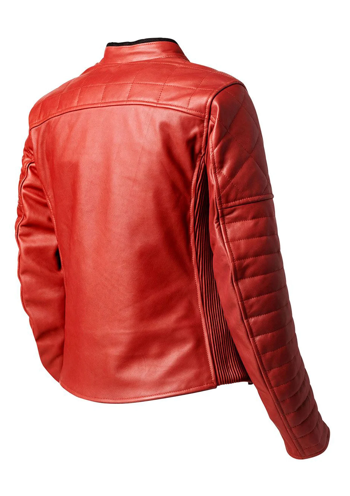 Ladies Motorcycle Jacket Maywood Women Biker Jacket - Red